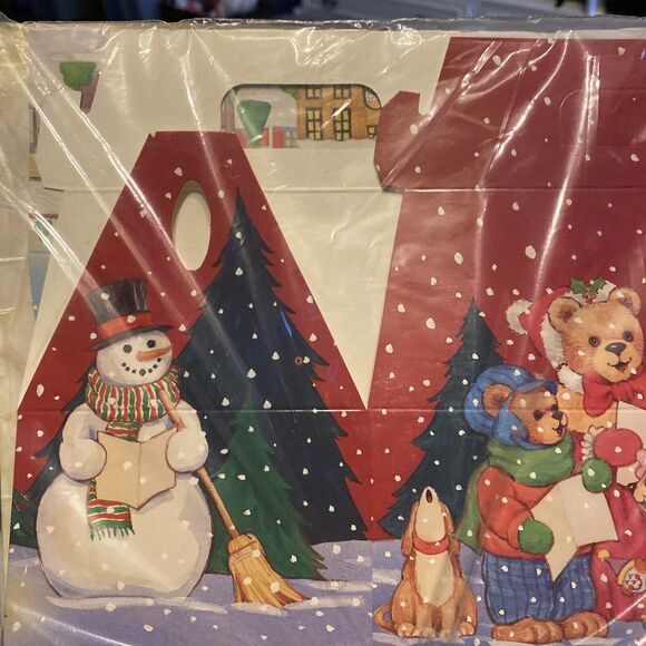 Christmas Holiday Themed Bear Bakery Boxes Sealed 2-Pack VTG 1991 Cookie Baking - Picture 7 of 7